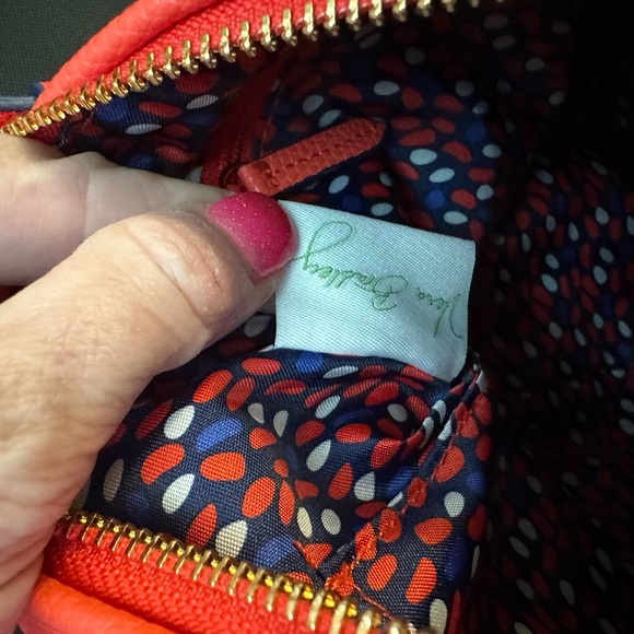Vera Bradley Preppy Poli Orange Crossbody Purse Bag NWOT - Picture 5 of 6